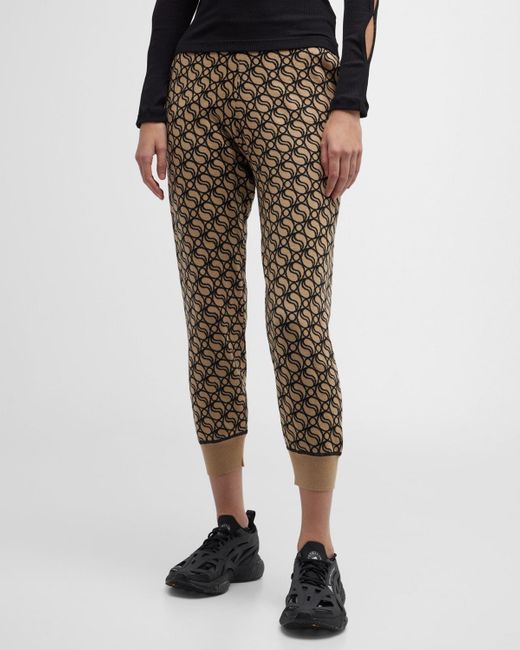 Stella McCartney Multicolor Wave Knit Ankle Jogger Trousers