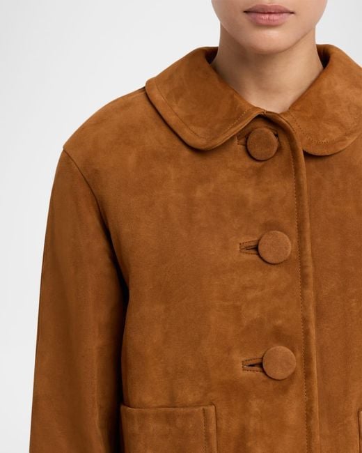 Marc Jacobs Brown Suede Doll Jacket