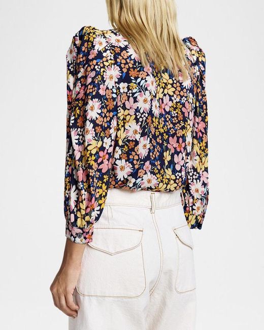Smythe Multicolor Frontier V-Neck Blouse