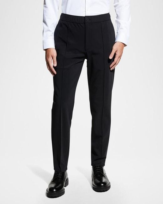 Theory Blue Apos;S Curtis Precision Ponte Drawstring Pants for men