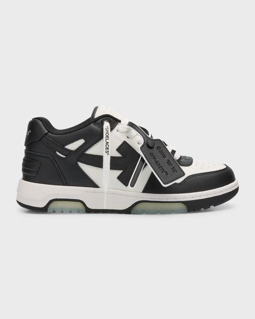 Off-White c/o Virgil Abloh Multicolor Out Of Office Leather Low-Top Sneakers for men