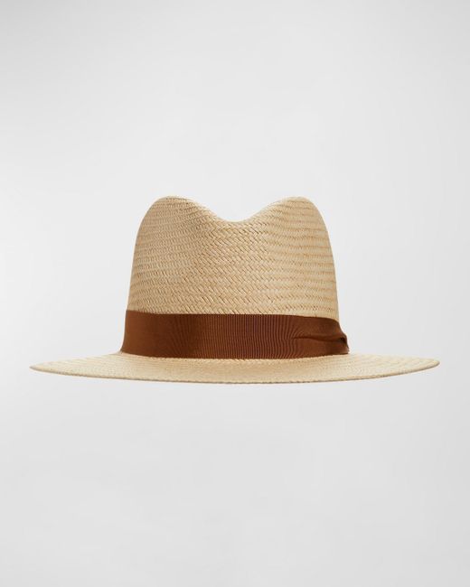 Rag & Bone White Straw Panama Hat