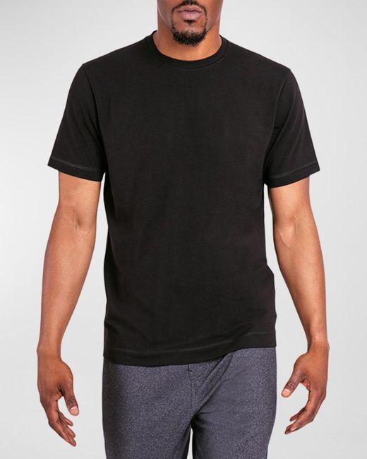 PUBLIC REC Black Solid Athletic T-shirt for men