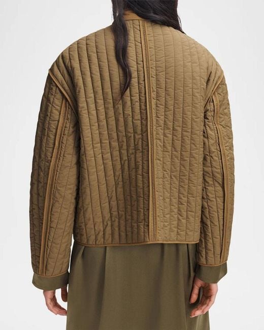 Rag & Bone Brown Vito Quilted Liner Jacket