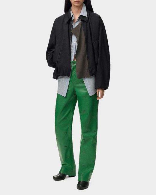 Loewe Black Balloon Contrast Panel Jacket