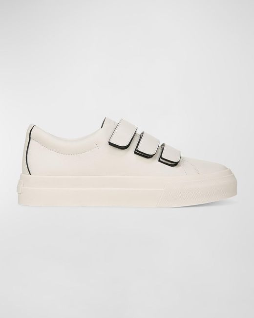 Vince Natural Sunnyside Leather Grip Low-top Sneakers