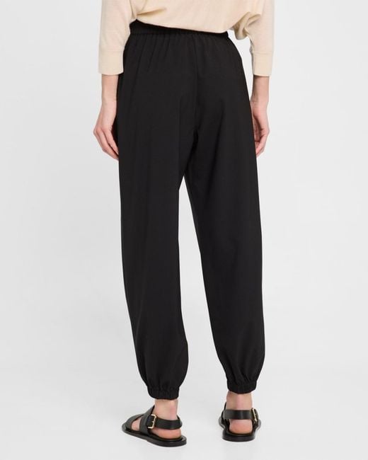 Co. Black Drawstring Ankle Jogger Pants