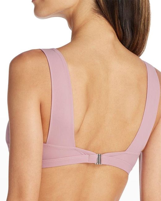 VALIMARE Pink Como Bikini Top