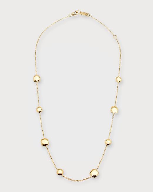 Ippolita Natural Short Hammered Pinball Chain Necklace
