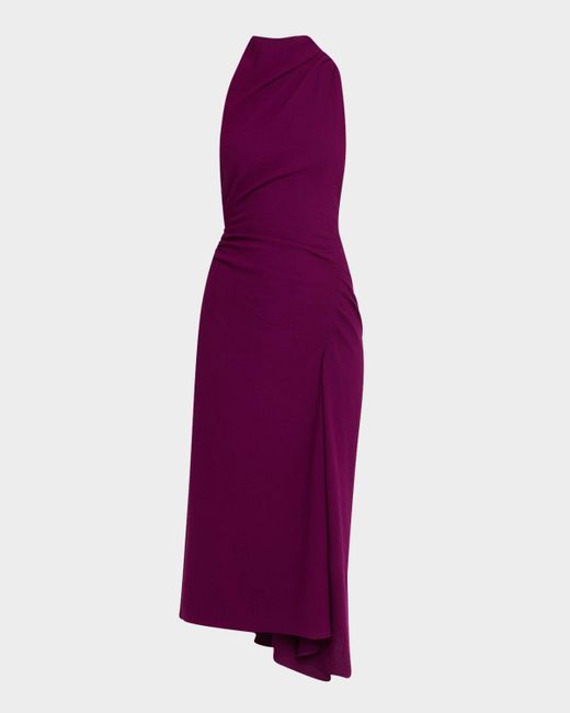 red linen midi dress ROVE Linen Maxi Dress - Low Back