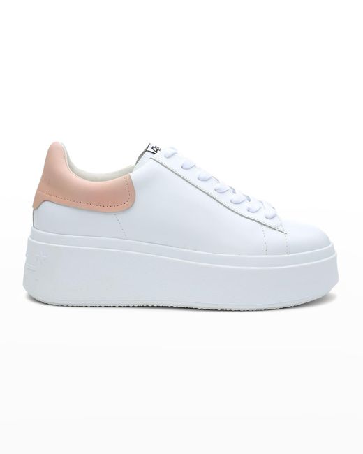 Ash Moby Bicolor Platform Sneakers in White | Lyst
