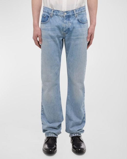 Helmut Lang Blue Straight-Leg Jeans for men