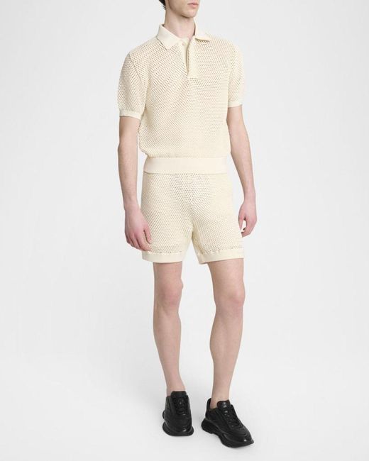 Givenchy Natural Apos;S Mesh Knit Shorts for men