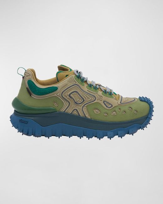 Moncler X Salehe Bembury Trailgrip Sneakers in Green for Men | Lyst