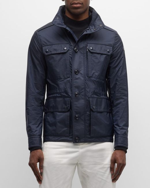 Moncler Blue Apos;S Lez Field Jacket for men