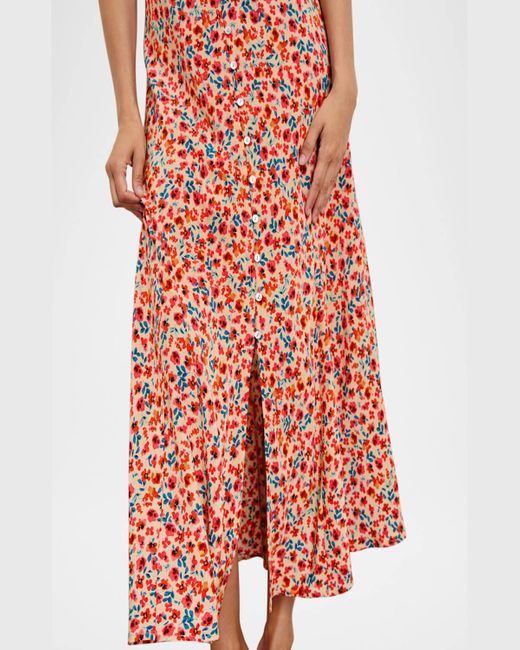 Rails White Florian Midi Dress