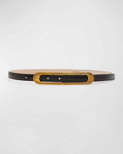 Isabel Marant Natural Leyden Leather Belt