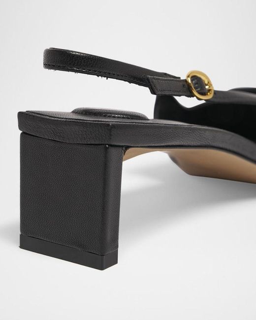 Jacquemus Black Les Duelo Slingback Pumps