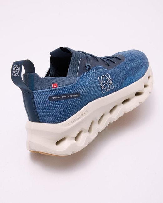 Loewe Blue Cloudtilt Denim Sneakers