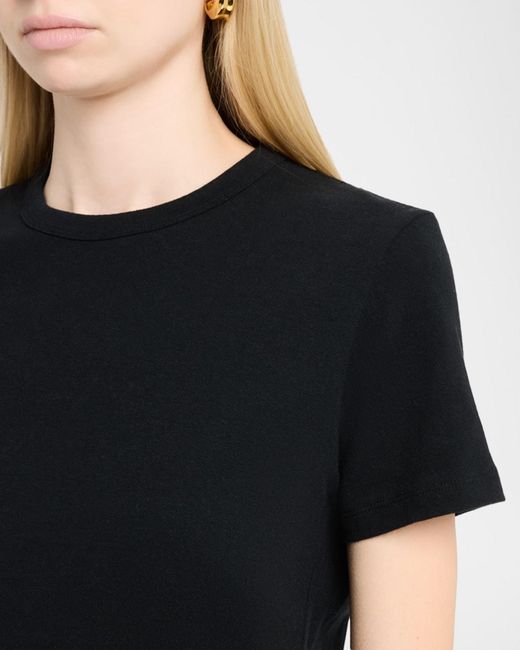 Moussy Black Basic Crewneck Tee