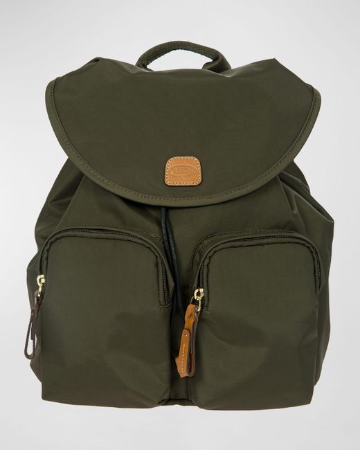 Bric's Green Small X-Travel City Backpack