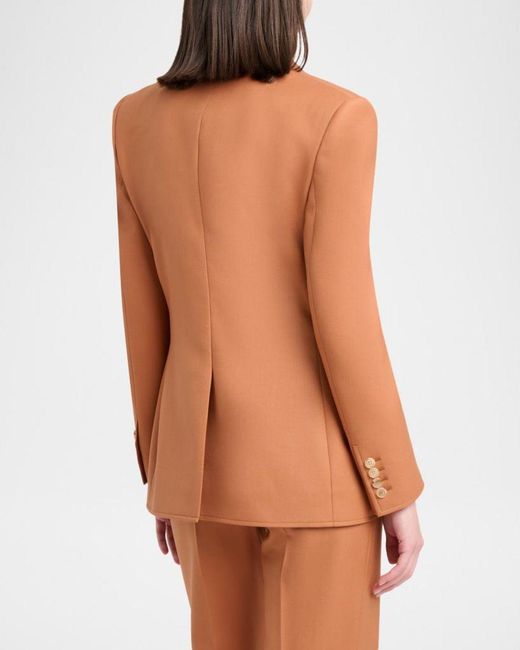 Chloé Multicolor Single-Breasted Patch Pocket Jacket
