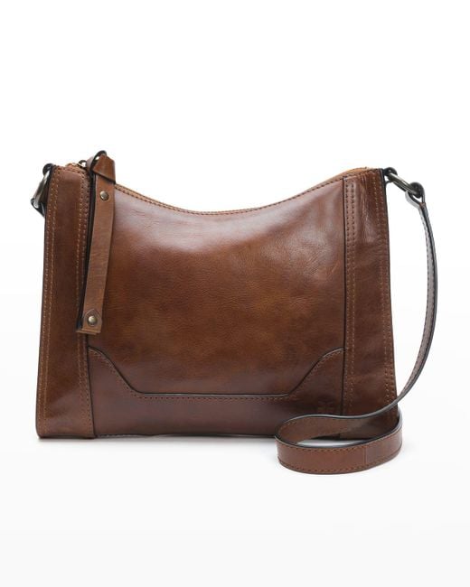 Frye Melissa Antique Leather Zip Crossbody Bag in Brown Lyst