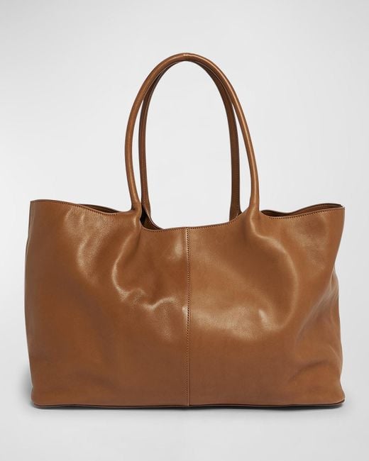 Gabriela Hearst Brown Mcewan Leather Tote Bag