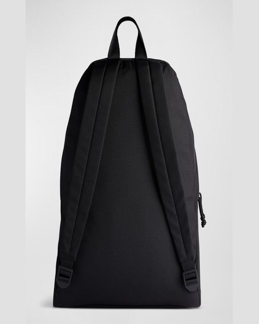 Balenciaga Black Explorer Nylon Logo Backpack for men