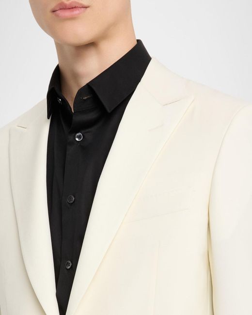 Canali Natural Apos;S Wool Peak Lapel Dinner Jacket for men