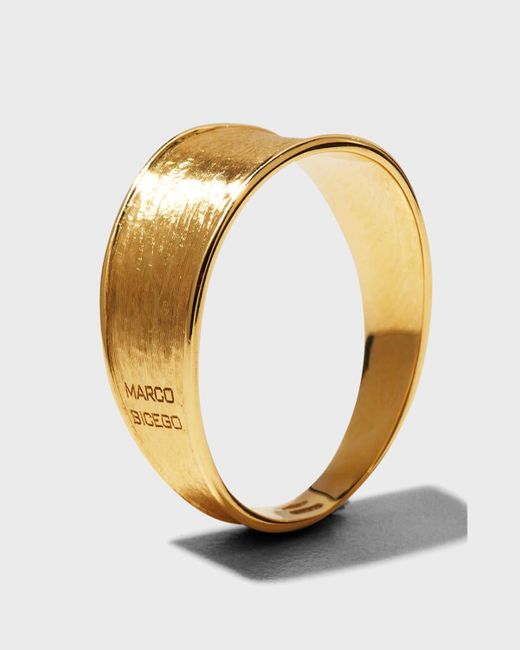 Marco Bicego Natural Lunaria 18k Gold Band Ring Size 7