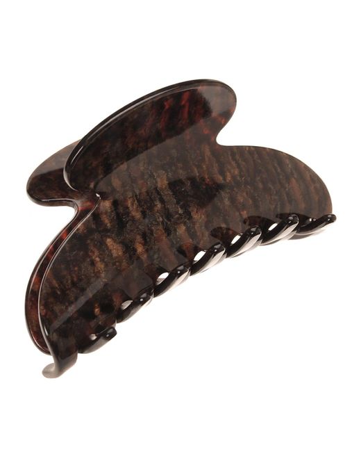 France Luxe Brown Medium Couture Jaw Hair Clip