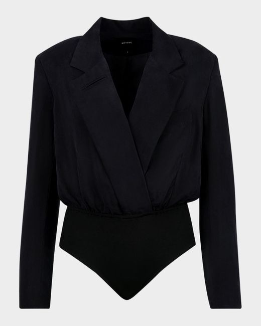 Smythe Black Blazer Bodysuit