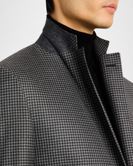 Brioni Gray Apos;S Wool Check Suit for men