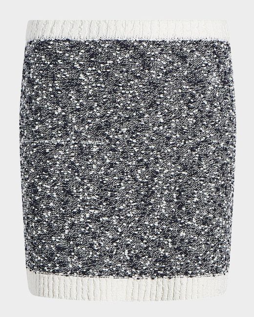 Cinq À Sept Gray Adalee Knit Mini Skirt