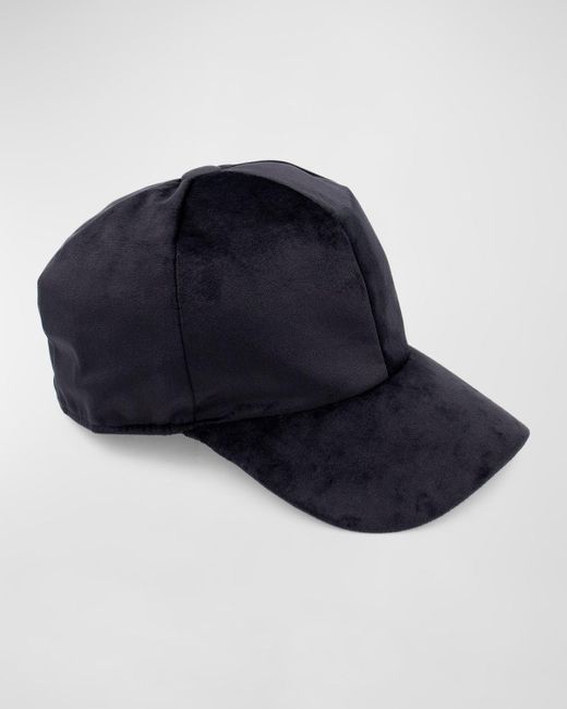 Surell Blue Velvet Baseball Hat