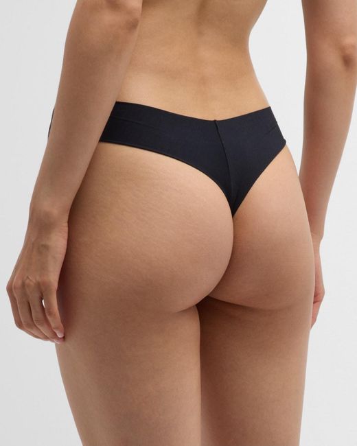Commando Black Butter Seamless Thong