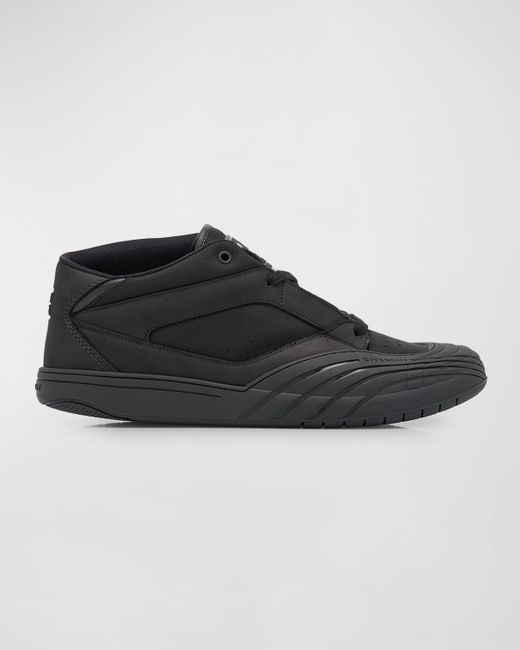 Givenchy Black Skate Mid-Top Sneakers for men