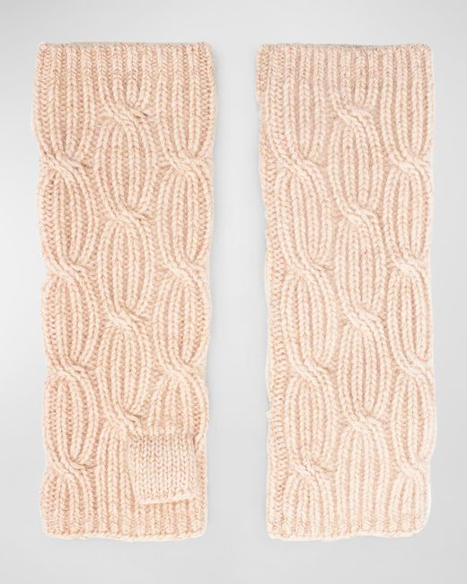 Portolano Natural Cashmere Knit Arm Warmers