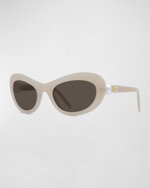 Givenchy Multicolor Pearlescent Metal Butterfly Sunglasses