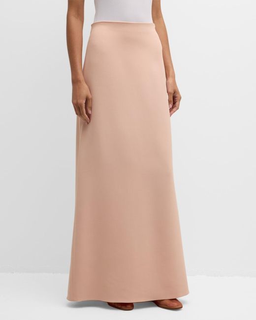 Lafayette 148 New York Natural High-Rise A-Line Maxi Skirt