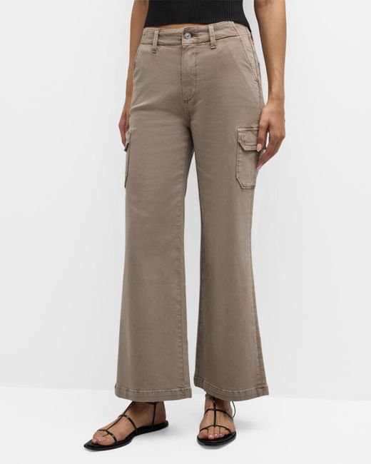 PAIGE Natural Carly Cargo Pants