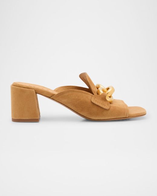 Pedro Garcia Multicolor Umita Suede Mule Sandals