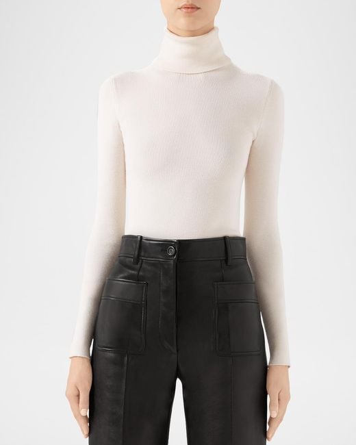 Gucci White Fine Wool Turtleneck