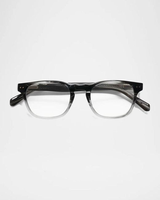 Eyebobs Metallic Old Sport Rectangular Acetate Readers