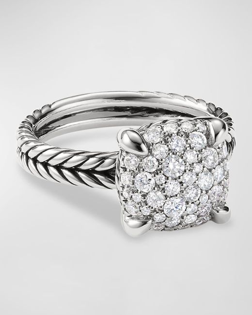 David Yurman Metallic 11mm Chatelaine Diamond Mosaic Ring