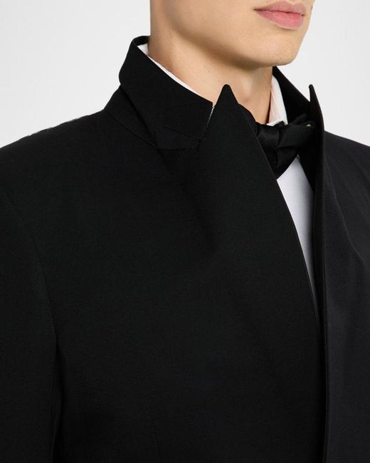 Tom Ford Black Apos;S Wool Grain De Poudre Evening Jacket for men