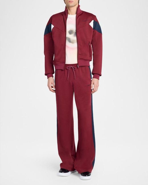 McQueen Red Apos;S Technical Loopback Chevron Track Jacket for men