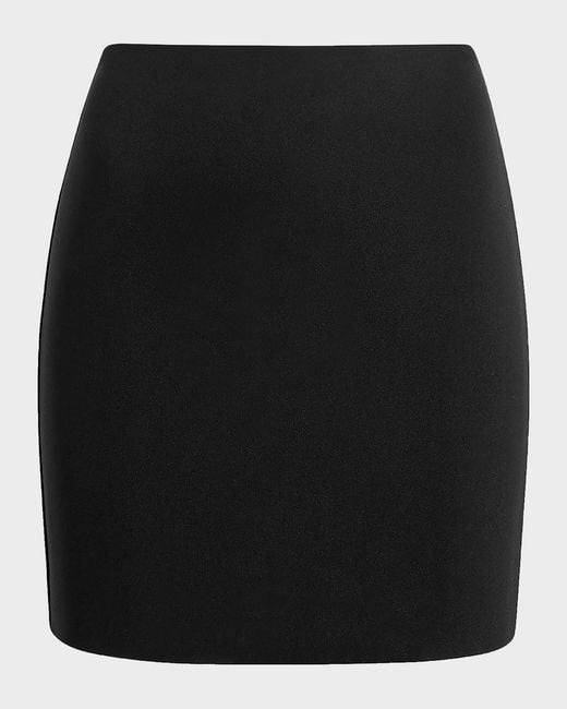 Commando Black Neoprene Micro-Mini Skirt