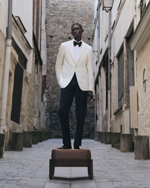 Canali Natural Apos;S Wool Peak Lapel Dinner Jacket for men